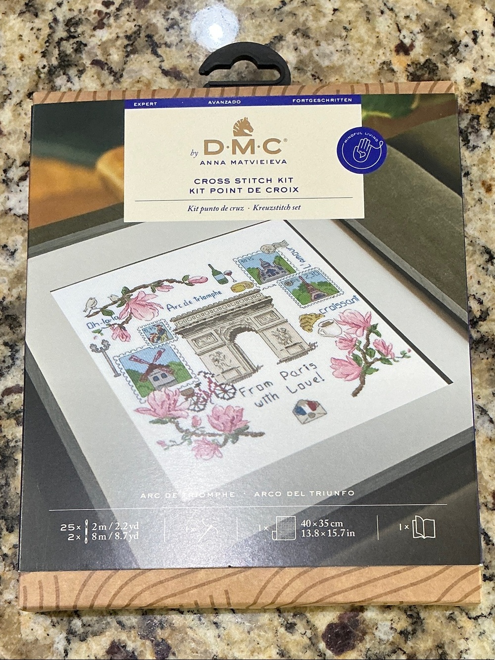 DMC Arc de Triomphe Expert Counted Cross Stitch Kit